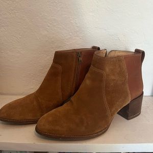 Madewell suede and leather boots